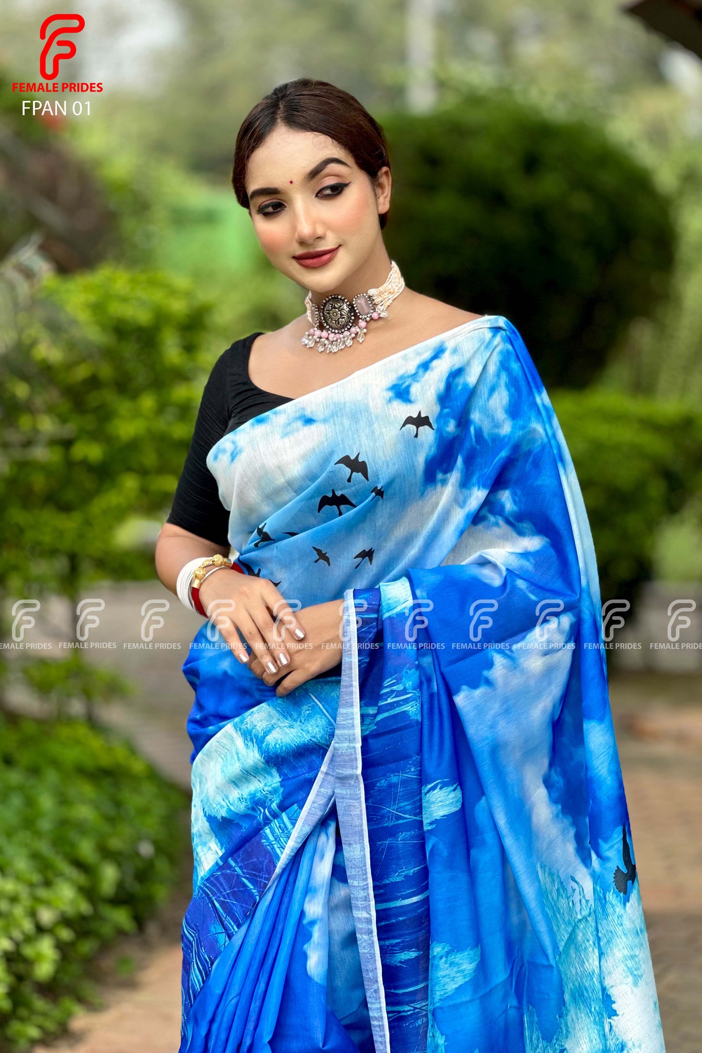প্রিমিয়াম সফট সিল্ক শাড়ি-FPAN01