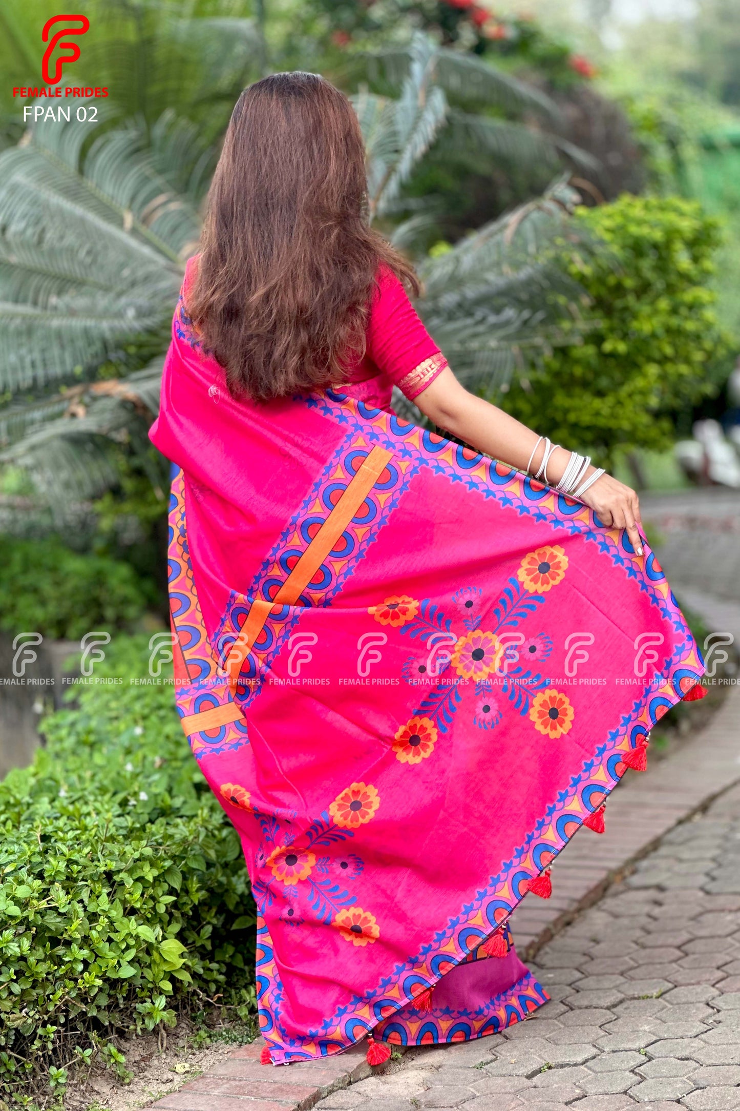 প্রিমিয়াম সফট সিল্ক শাড়ি-FPAN02