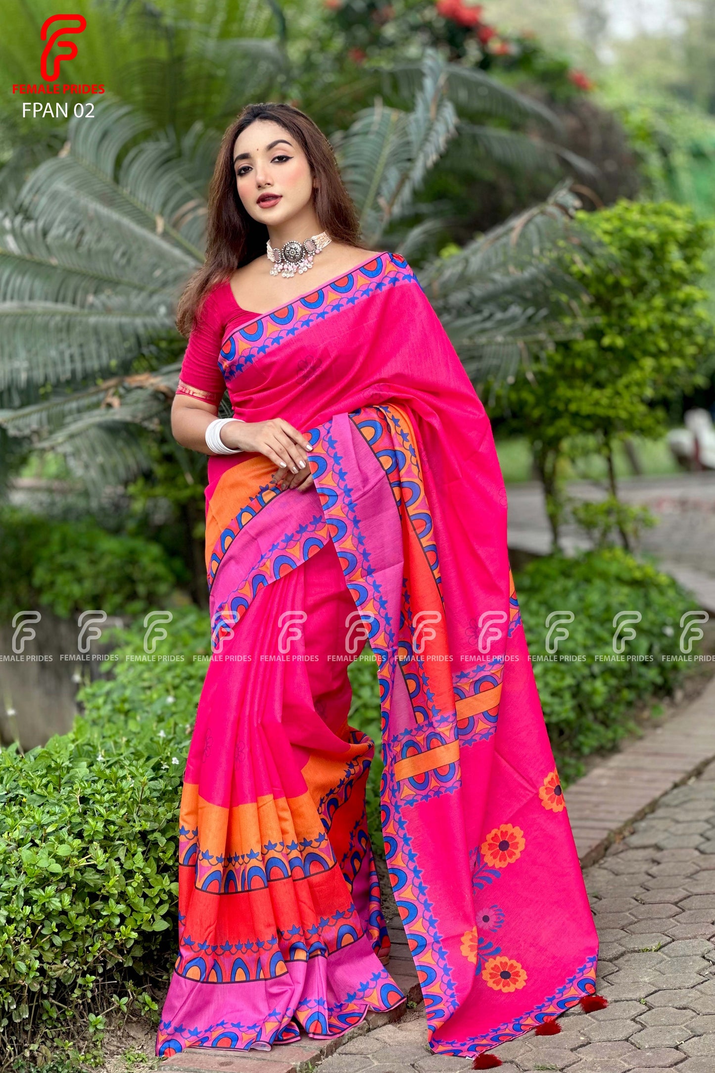 প্রিমিয়াম সফট সিল্ক শাড়ি-FPAN02