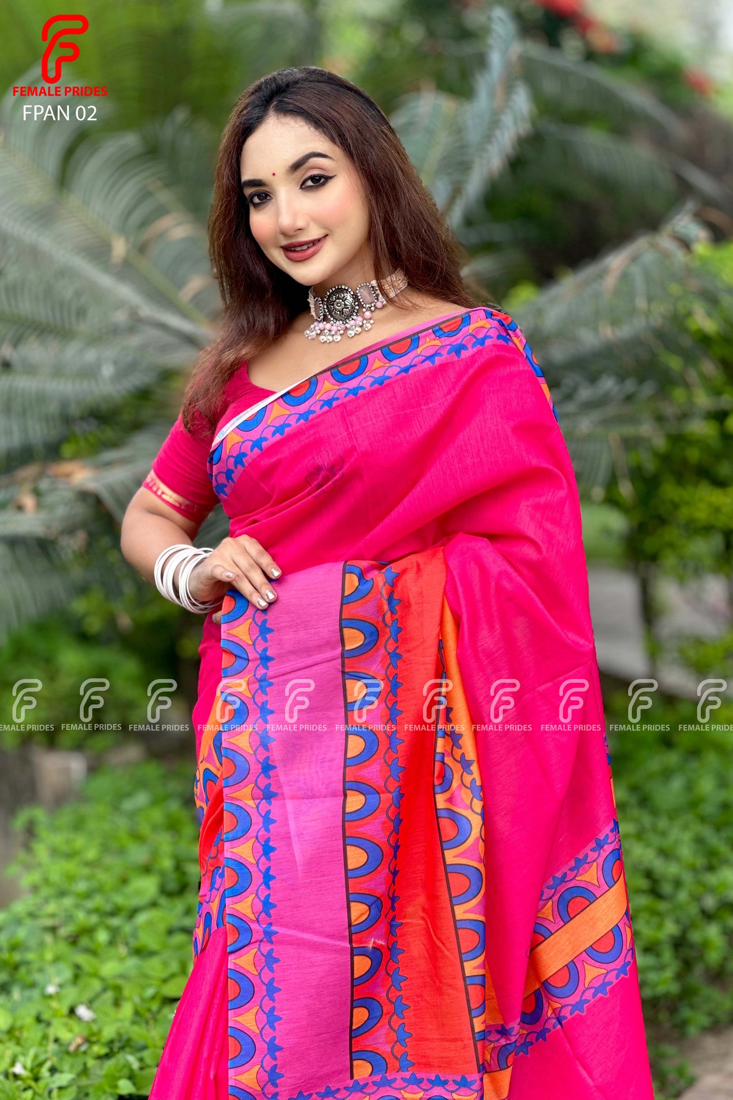প্রিমিয়াম সফট সিল্ক শাড়ি-FPAN02