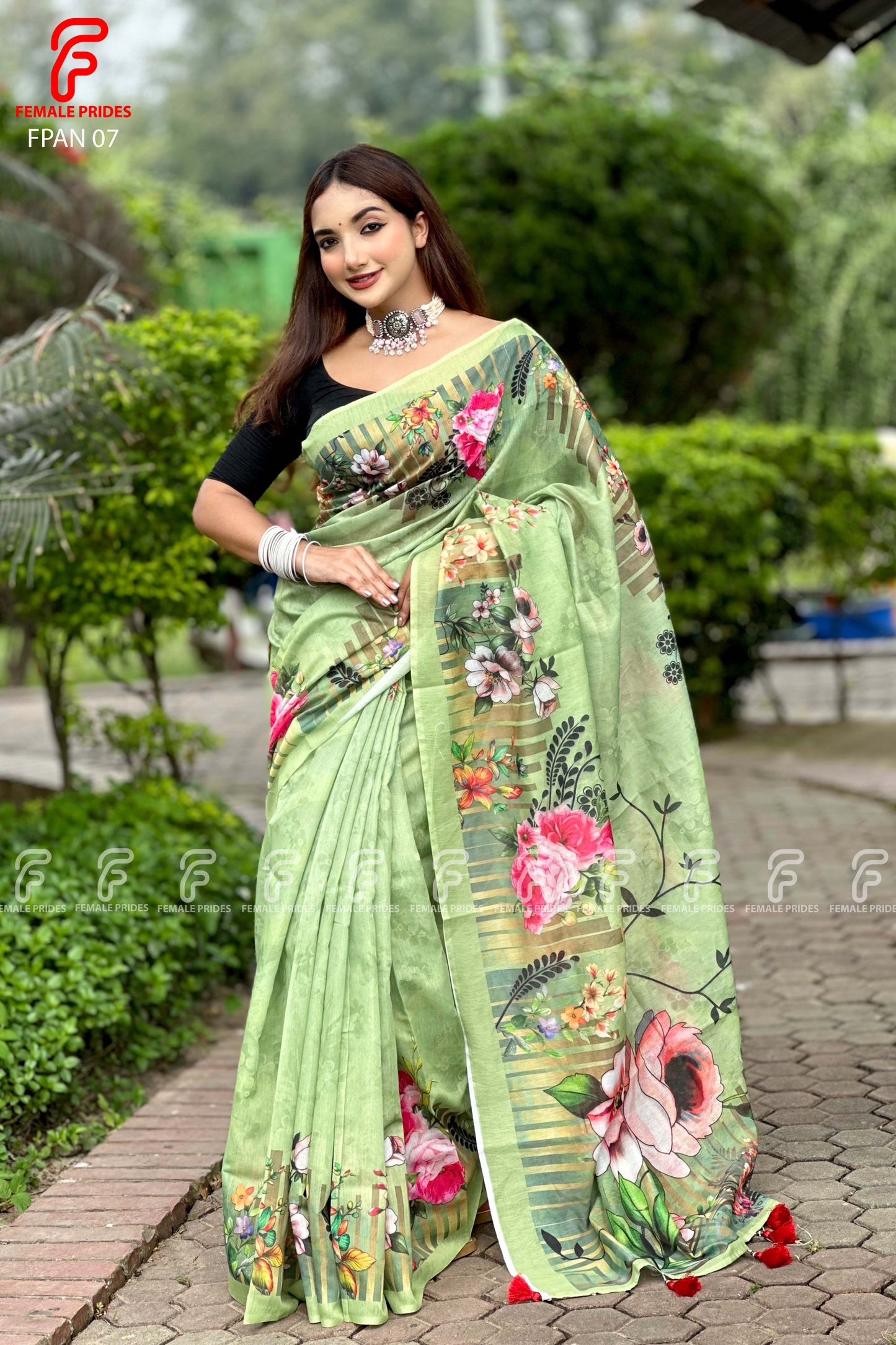 প্রিমিয়াম সফট সিল্ক শাড়ি-FPAN07