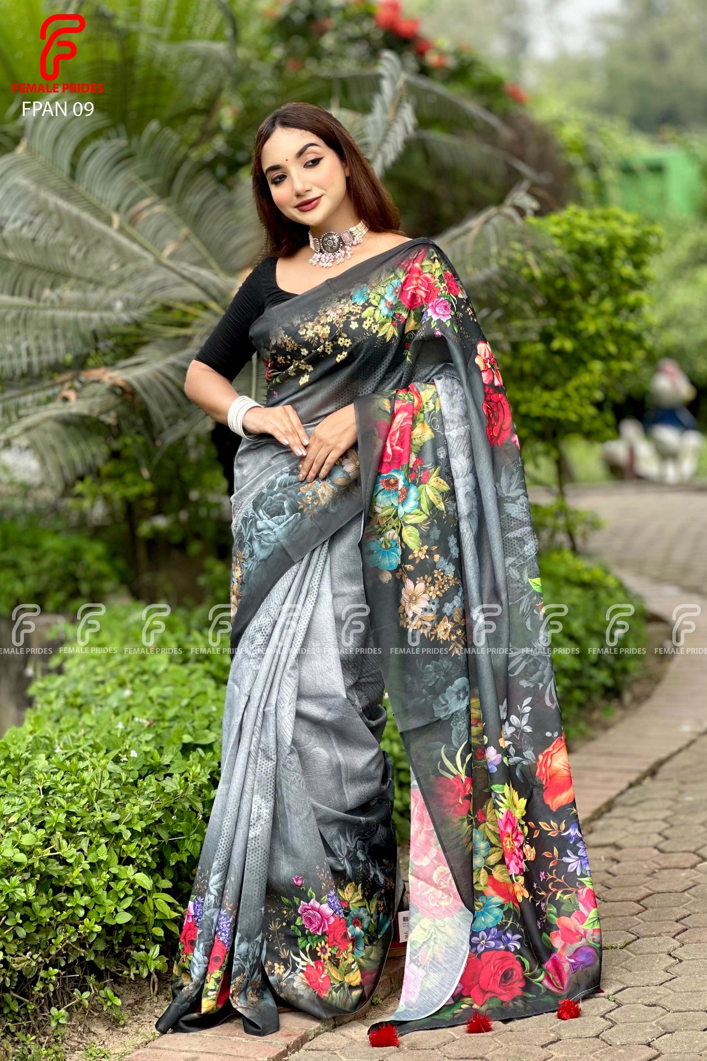 প্রিমিয়াম সফট সিল্ক শাড়ি-FPAN09