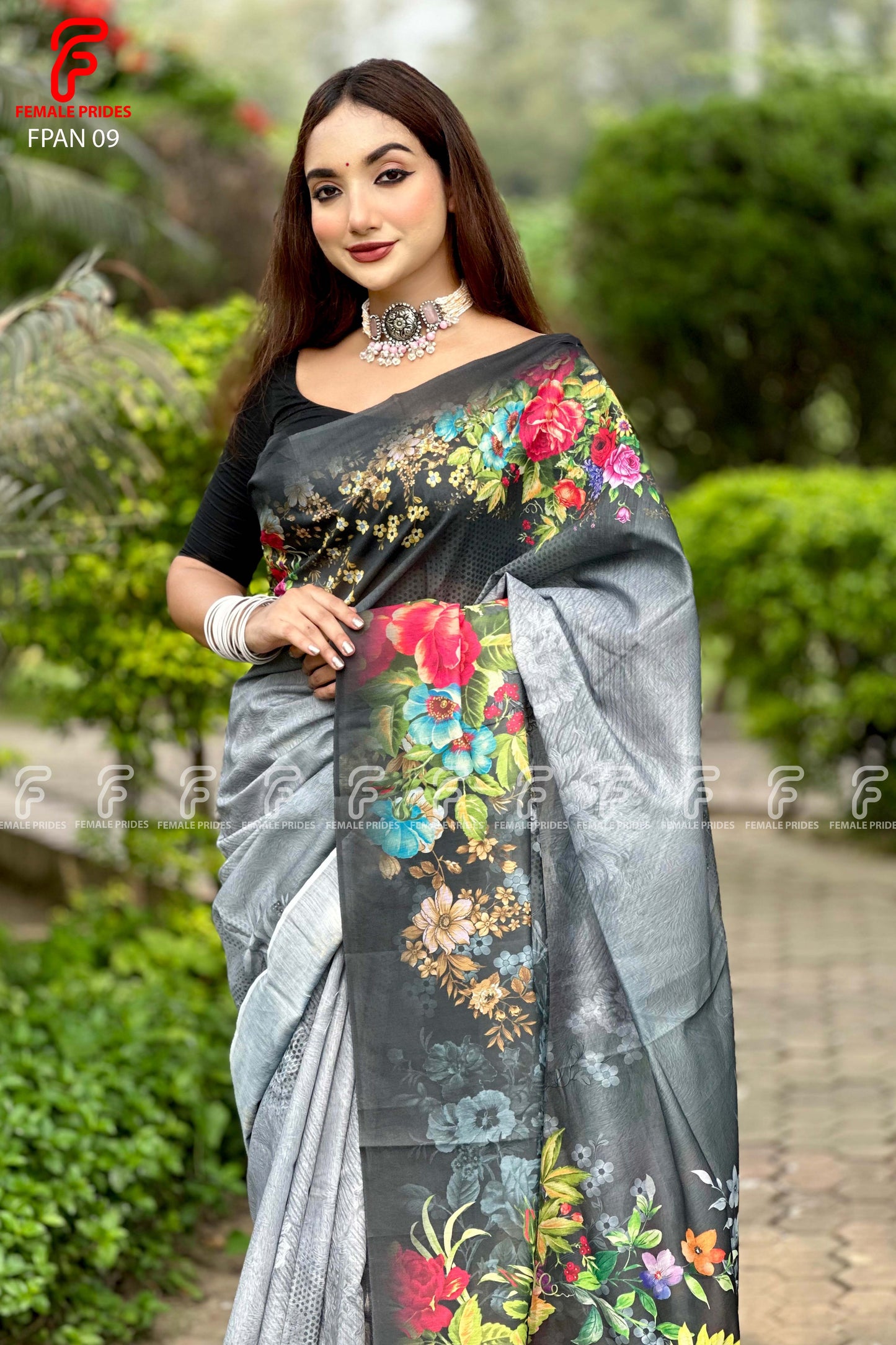 প্রিমিয়াম সফট সিল্ক শাড়ি-FPAN09
