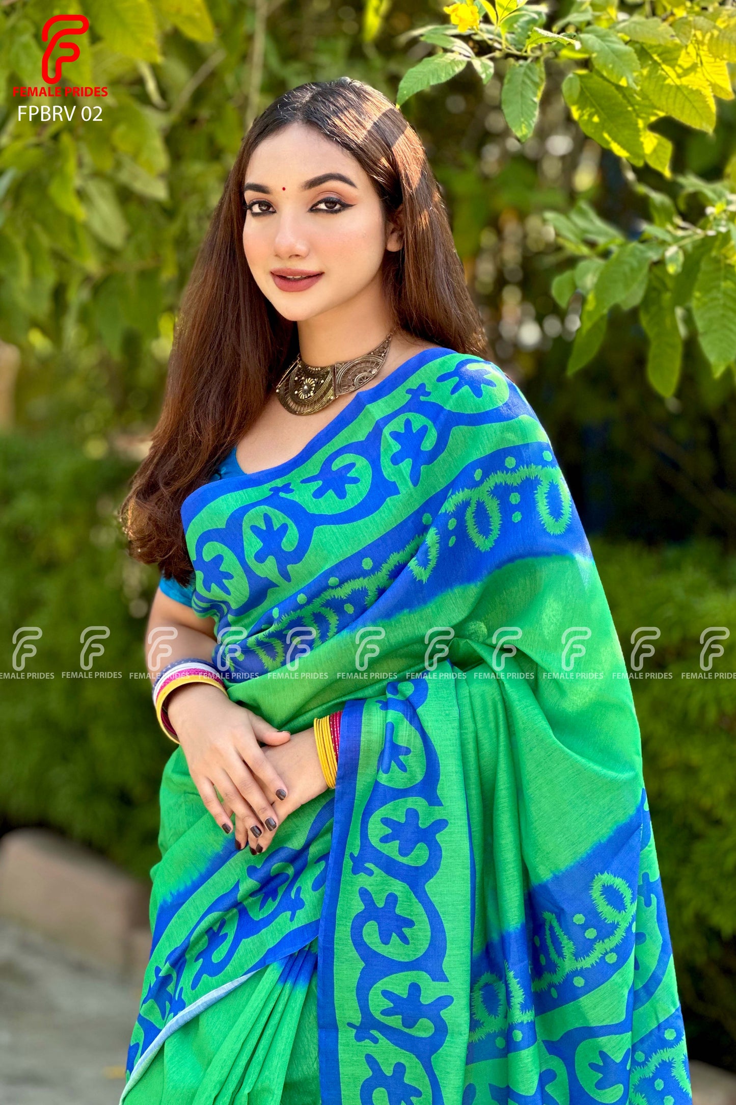 প্রিমিয়াম সফট সিল্ক শাড়ি-FPBRV02
