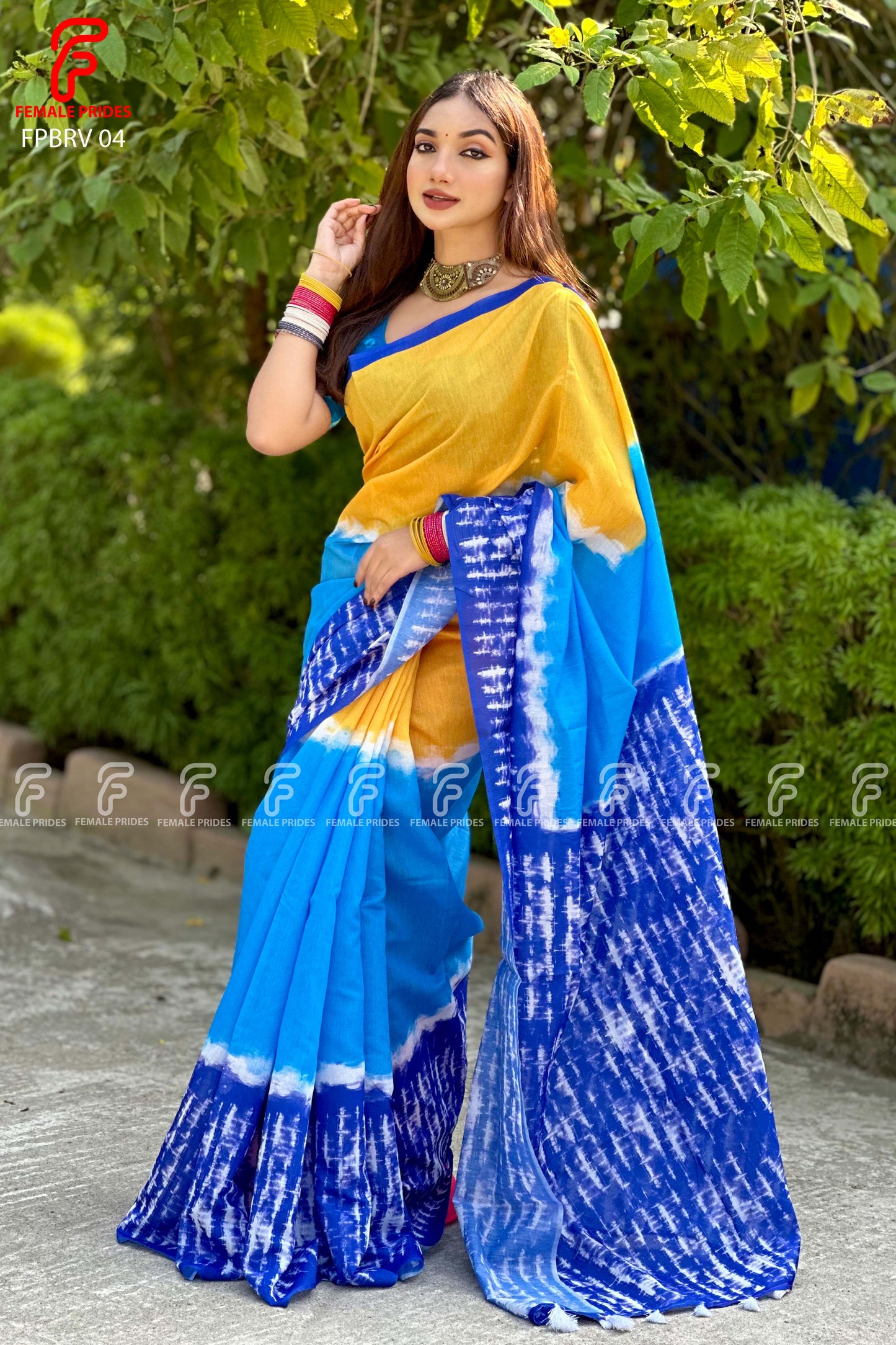 প্রিমিয়াম সফট সিল্ক শাড়ি-FPBRV04