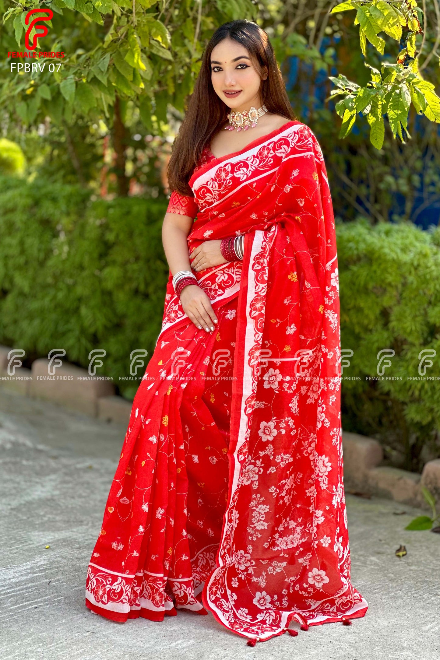 প্রিমিয়াম সফট সিল্ক শাড়ি-FPBRV07