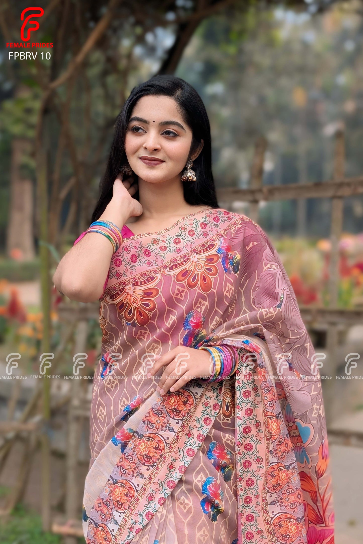 প্রিমিয়াম সফট সিল্ক শাড়ি-FPBRV10