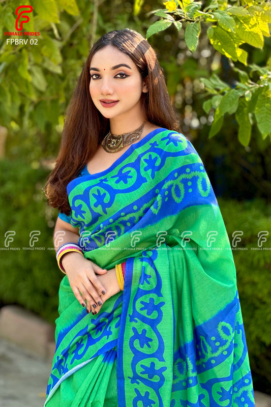 প্রিমিয়াম সফট সিল্ক শাড়ি-FPBRV02