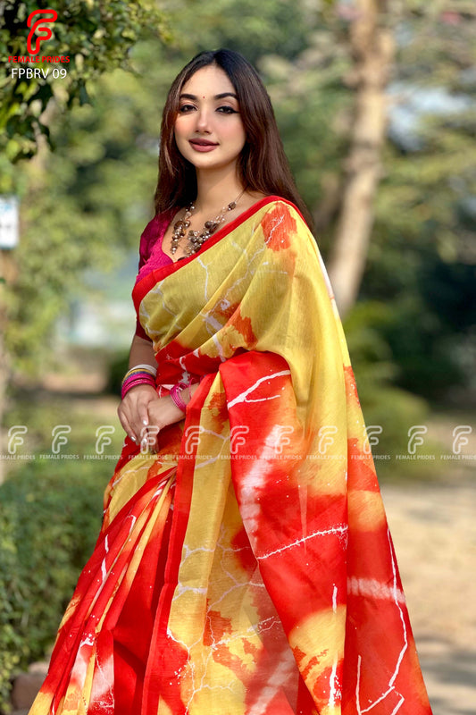 প্রিমিয়াম সফট সিল্ক শাড়ি-FPBRV09